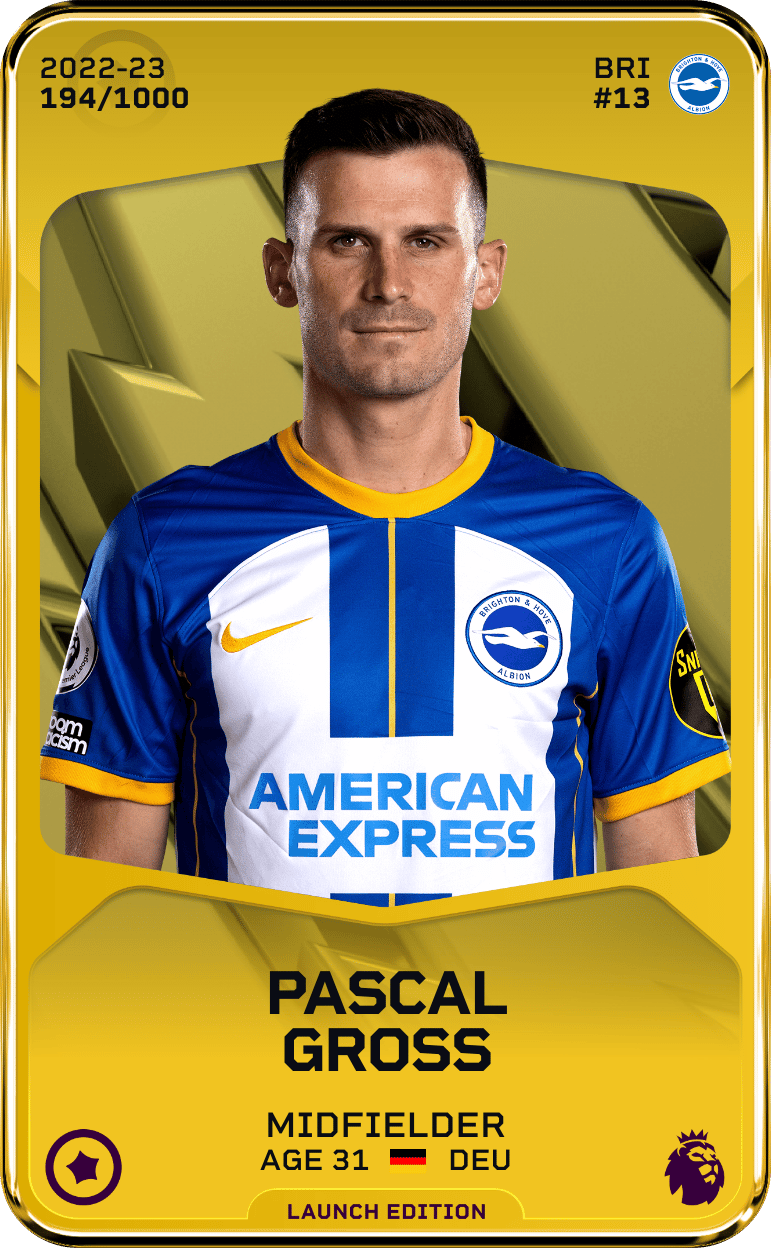 Pascal Gross 2022-23 • Limited 194/1000