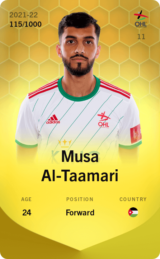 Musa Al-Taamari 2021-22 • Limited 115/1000