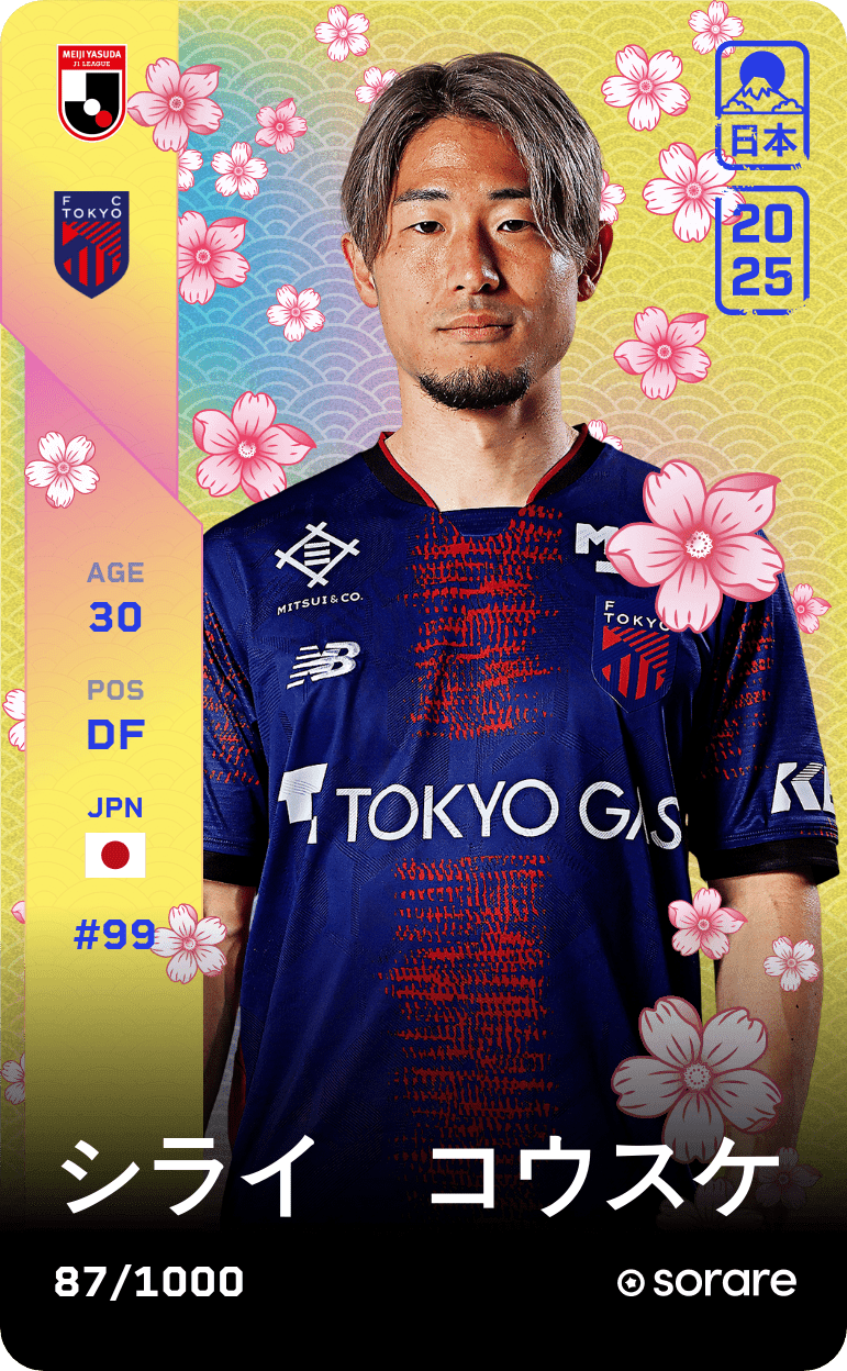 Kosuke Shirai 2025-26 • Limited 87/1000