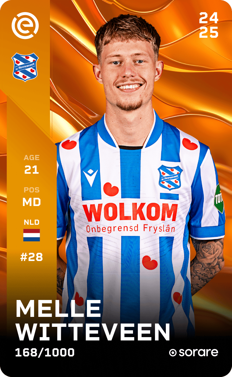 Melle Witteveen 2024-25 • Limited 168/1000