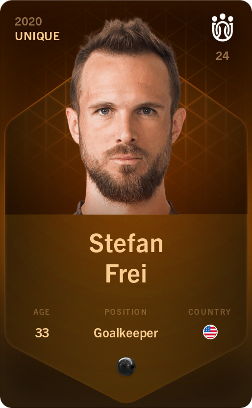 Sorare - Sorare Official - Stefan Frei 2020-21 • Unique - NFT # 91299211715920989053984222124258227042723446576696709425988983958806706280638