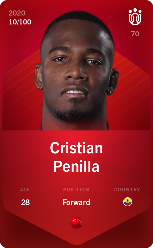 Sorare - Sorare Official - Cristian Penilla 2020-21 • Rare 10/100 - NFT # 40699066374819510621211536905620433933809846200463432614520337614418197030659