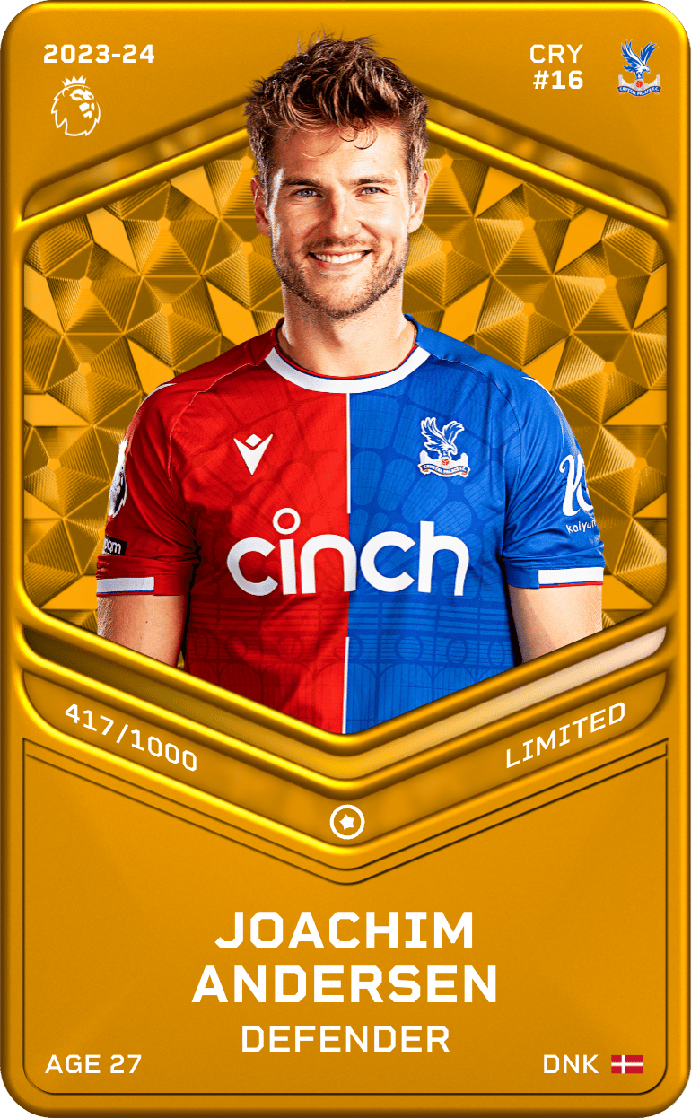 Joachim Andersen 2023-24 • Limited 417/1000