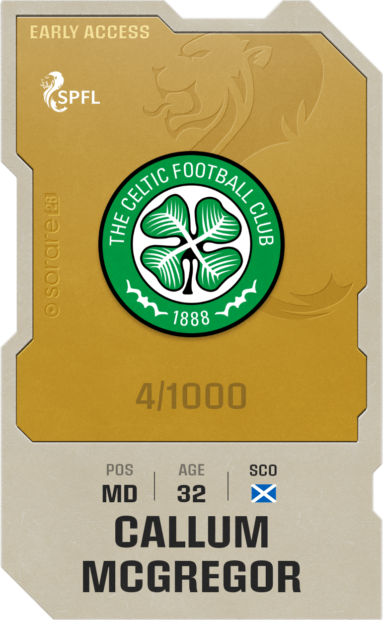 Callum McGregor 2025-26 • Limited 4/1000