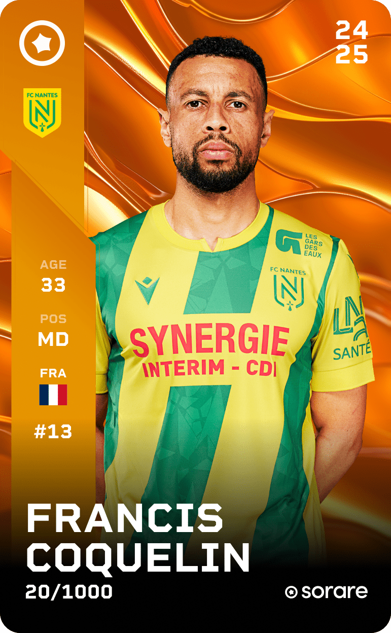 Francis Coquelin 2024-25 • Limited 20/1000