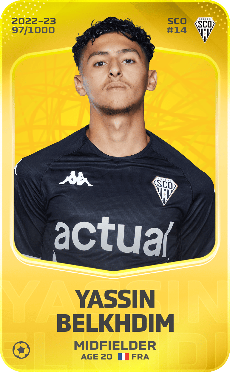 Yassin Belkhdim 2022-23 • Limited 97/1000