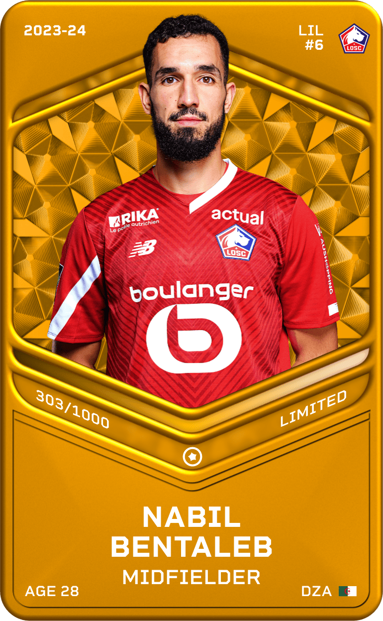 Nabil Bentaleb 2023-24 • Limited 303/1000