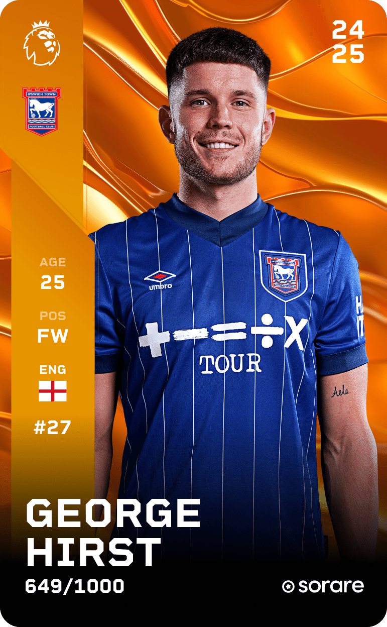 George Hirst 2024-25 • Limited 649/1000