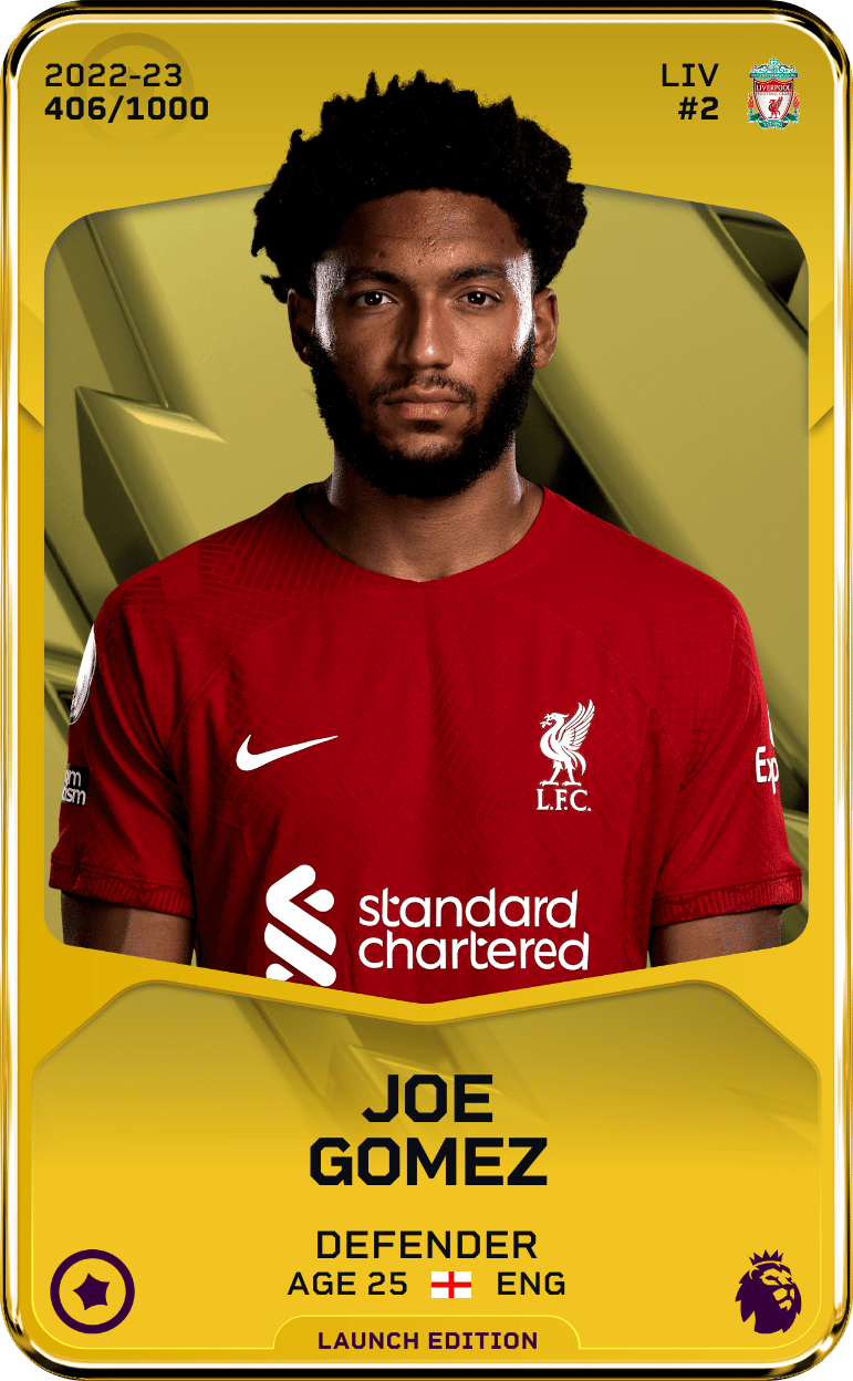 Joe Gomez 2022-23 • Limited 406/1000