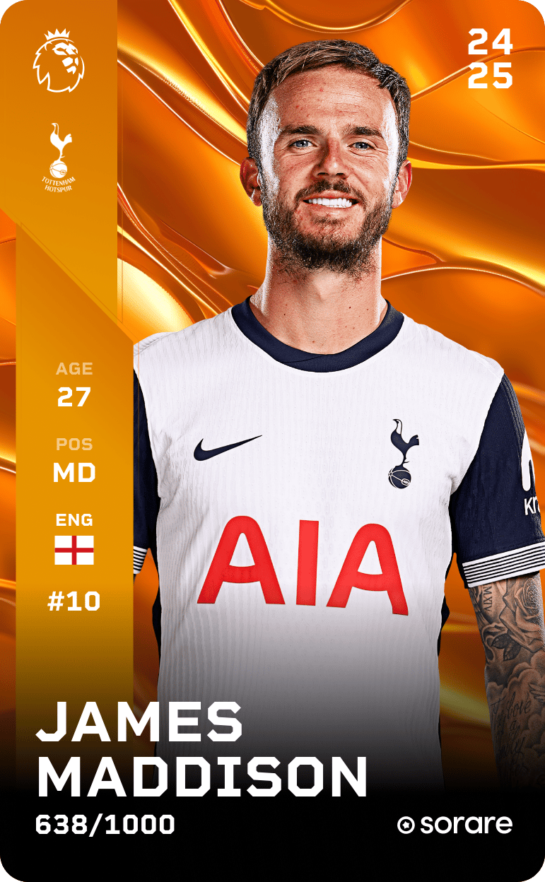 James Maddison 2024-25 • Limited 638/1000
