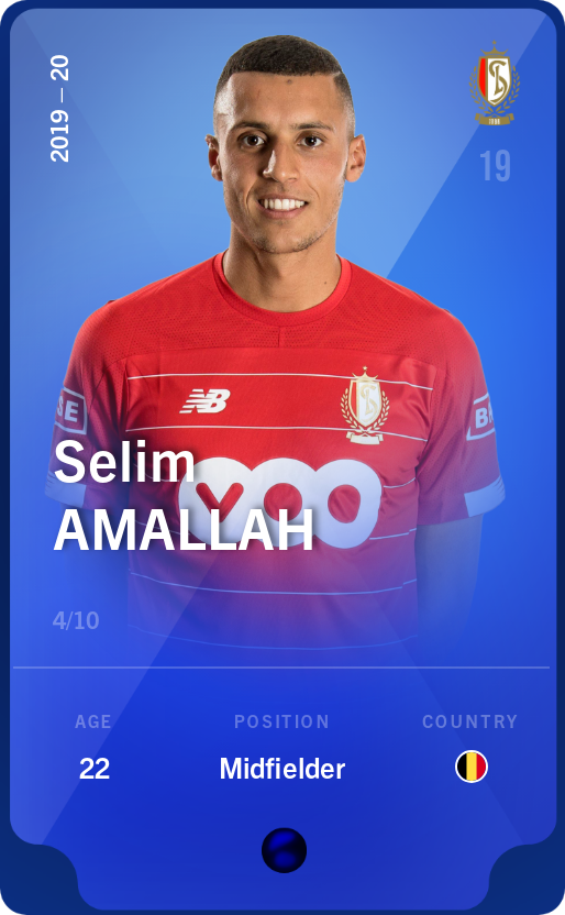 Sorare - Sorare Official - Selim Amallah 2019-20 • Super Rare 4/10 - NFT # 30046823062409058007090802811950029358439770817166277159297002585938337733625