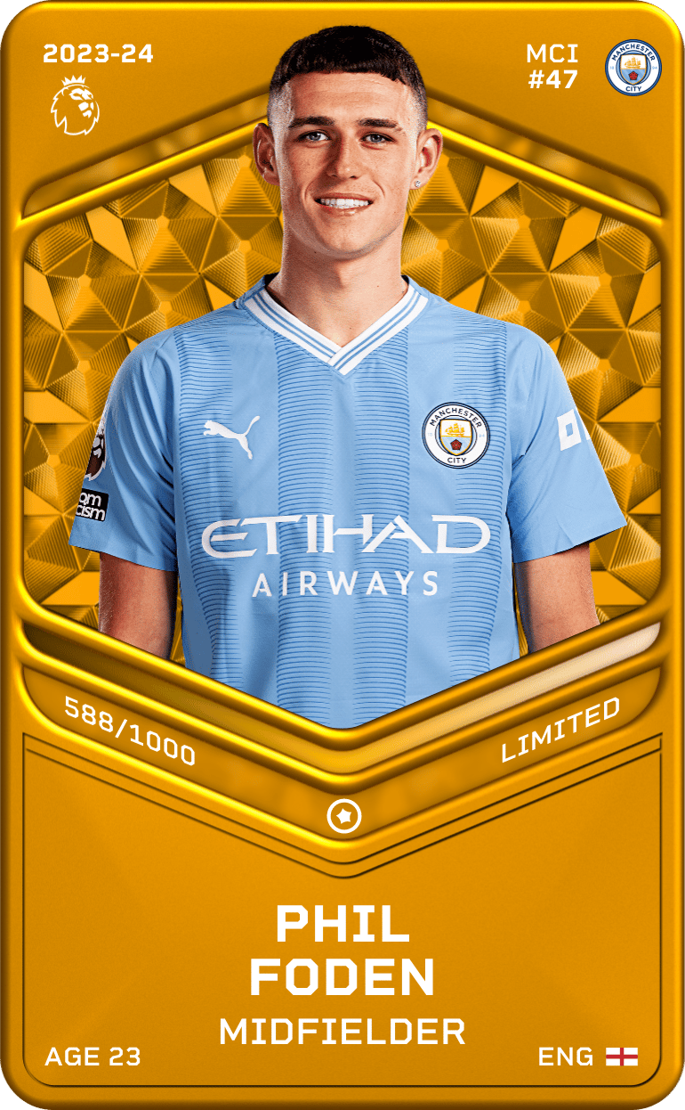 Phil Foden 2023-24 • Limited 588/1000