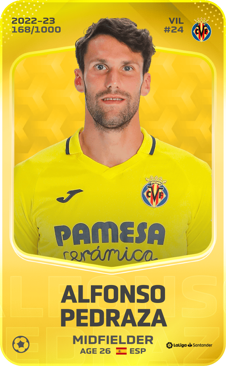 Alfonso Pedraza 2022-23 • Limited 168/1000