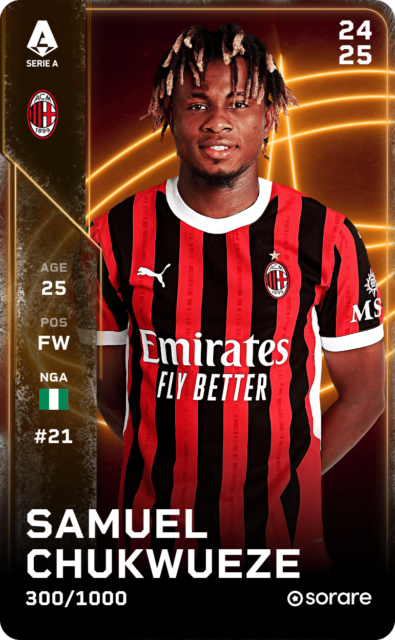 Samuel Chukwueze 2024-25 • Limited 300/1000