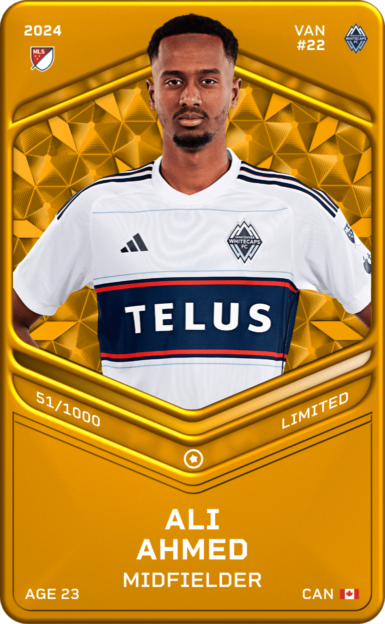 Ali Ahmed 2024-25 • Limited 51/1000