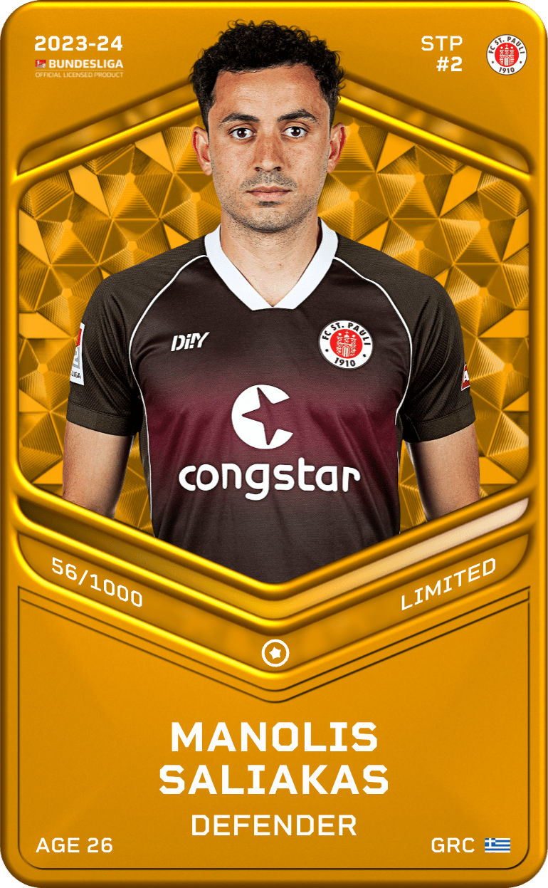Manolis Saliakas 2023-24 • Limited 56/1000