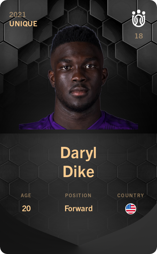 Sorare - Sorare Official - Daryl Dike 2021-22 • Unique - NFT # 51121562515374533401988890443584556615433442461502054289158586755398821724985