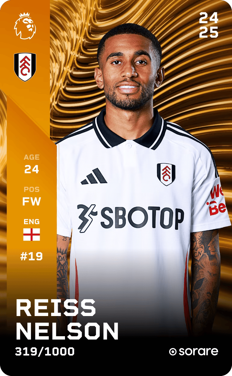 Reiss Nelson 2024-25 • Limited 319/1000