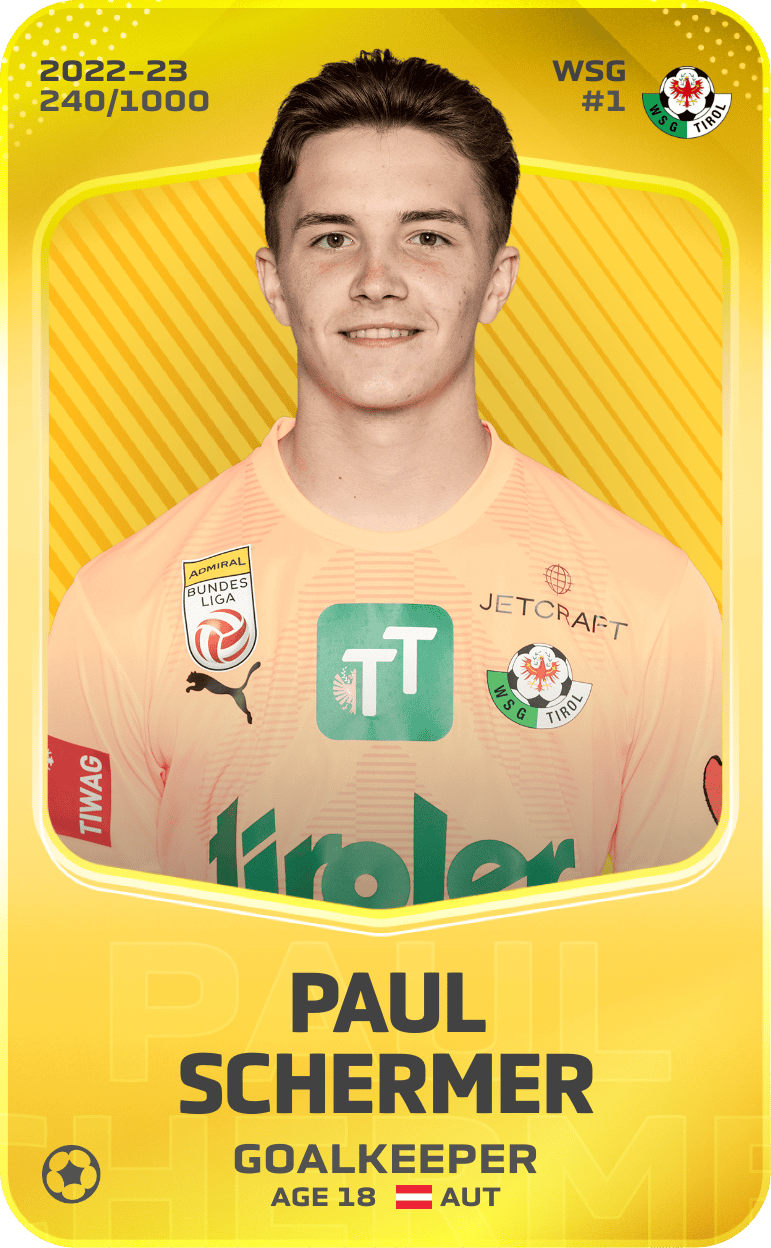 Paul Schermer 2022-23 • Limited 240/1000