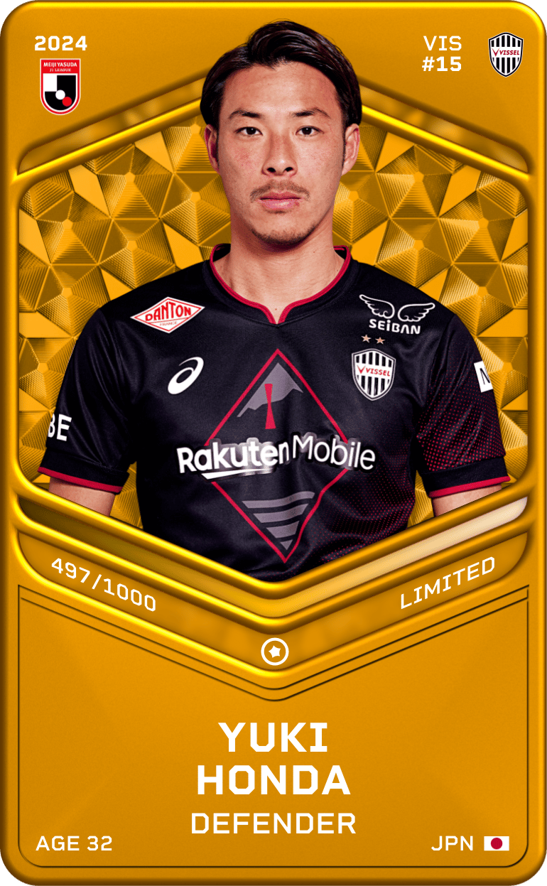 Yuki Honda 2024-25 • Limited 497/1000