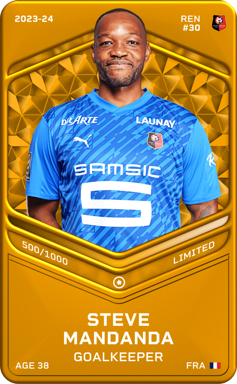Steve Mandanda 2023-24 • Limited 500/1000