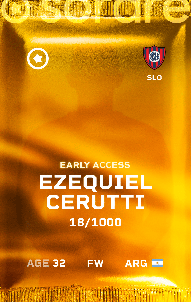 Ezequiel Cerutti 2025-26 • Limited 18/1000