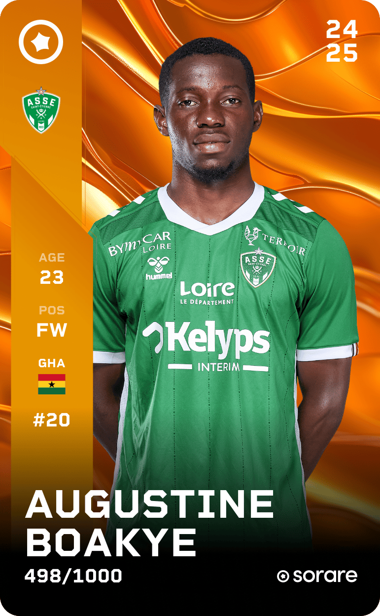 Augustine Boakye 2024-25 • Limited 498/1000