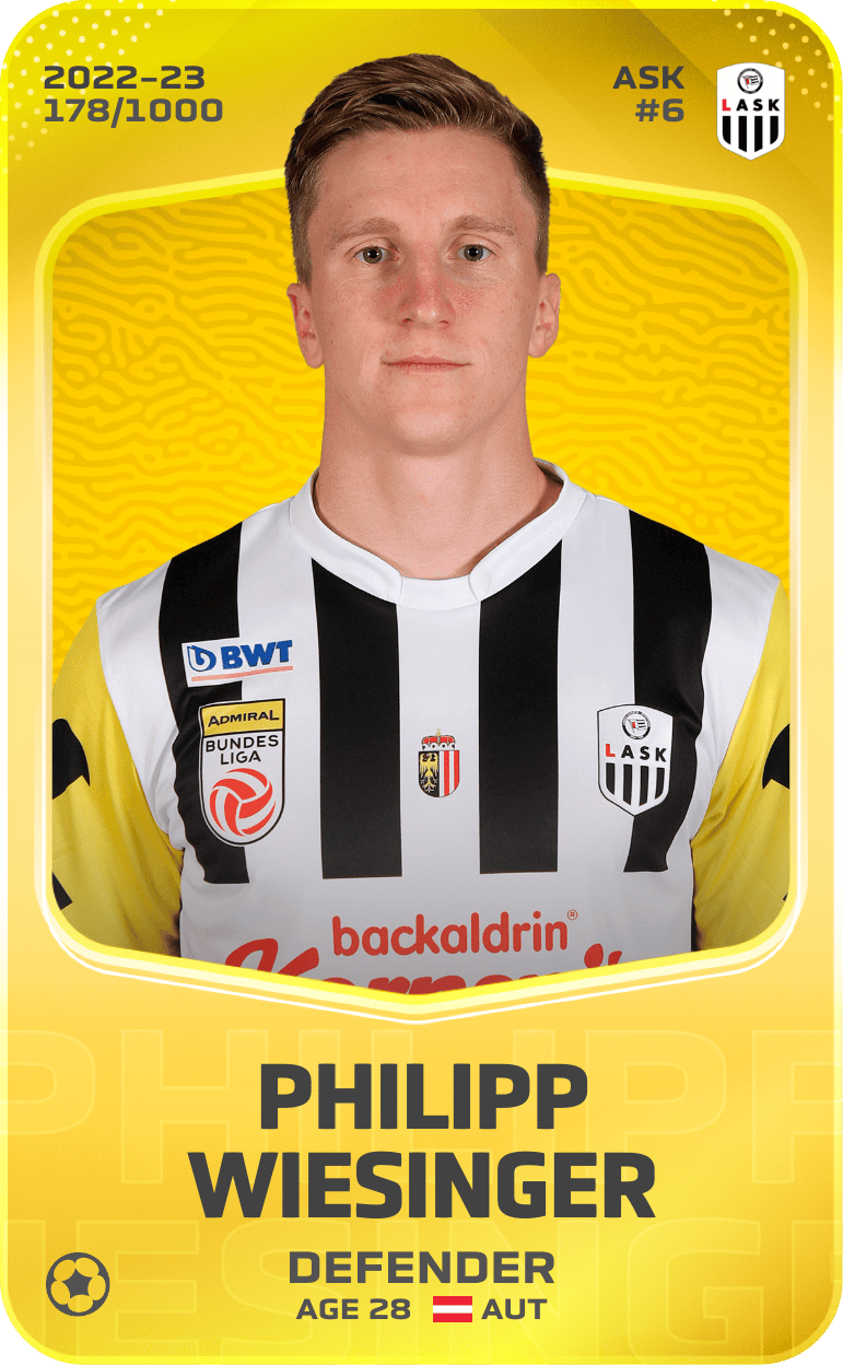 Philipp Wiesinger 2022-23 • Limited 178/1000