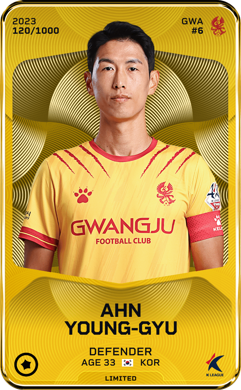 Ahn Young-Gyu 2023-24 • Limited 120/1000