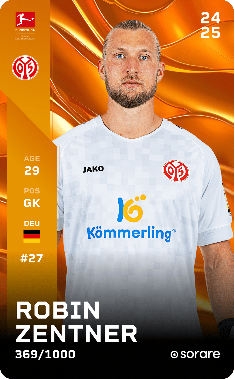 Robin Zentner 2024-25 • Limited 369/1000