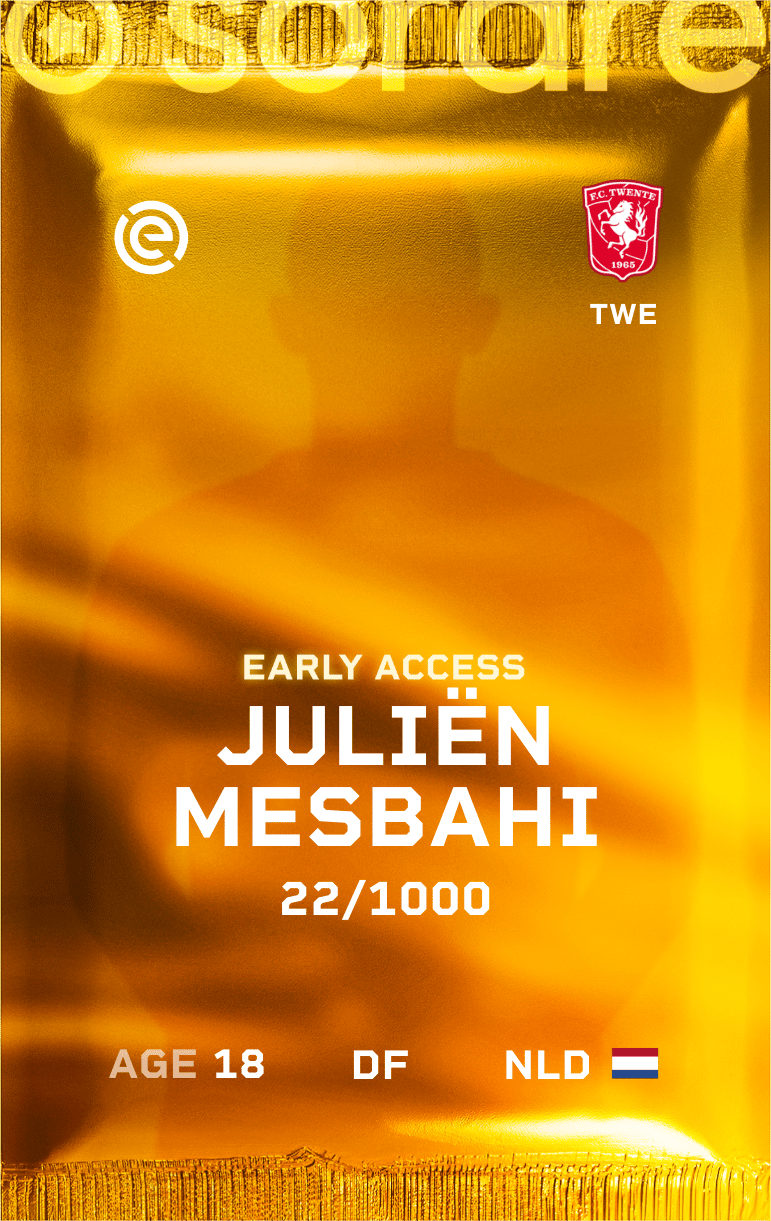 Juliën Mesbahi 2024-25 • Limited 22/1000