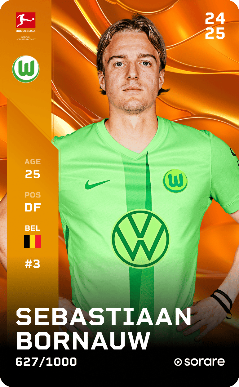 Sebastiaan Bornauw 2024-25 • Limited 627/1000