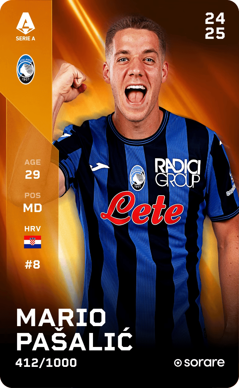 Mario Pašalić 2024-25 • Limited 412/1000