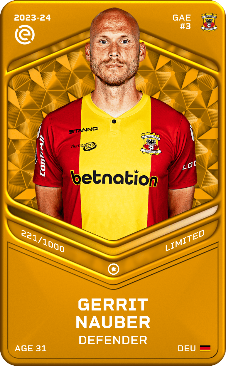 Gerrit Nauber 2023-24 • Limited 221/1000