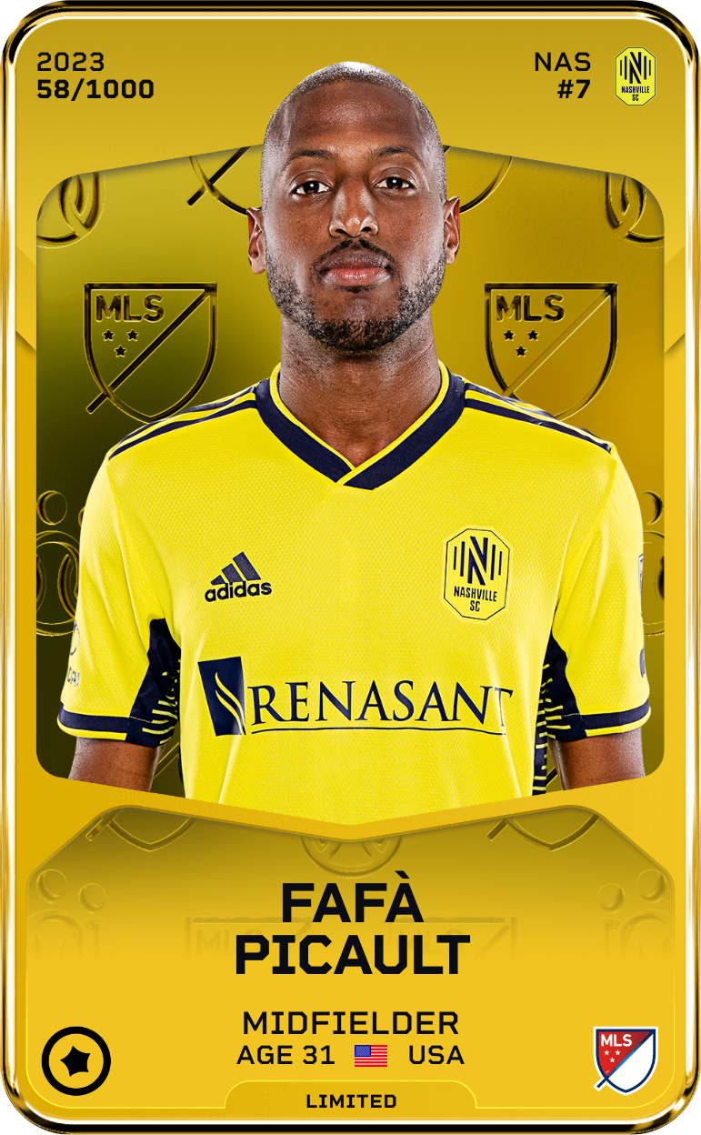 Sorare - Sorare Official - Fafà Picault 2023-24 • Limited 58/1000 - NFT # 56912244548327935982467923835757887796746352618768887345471163928390153194276