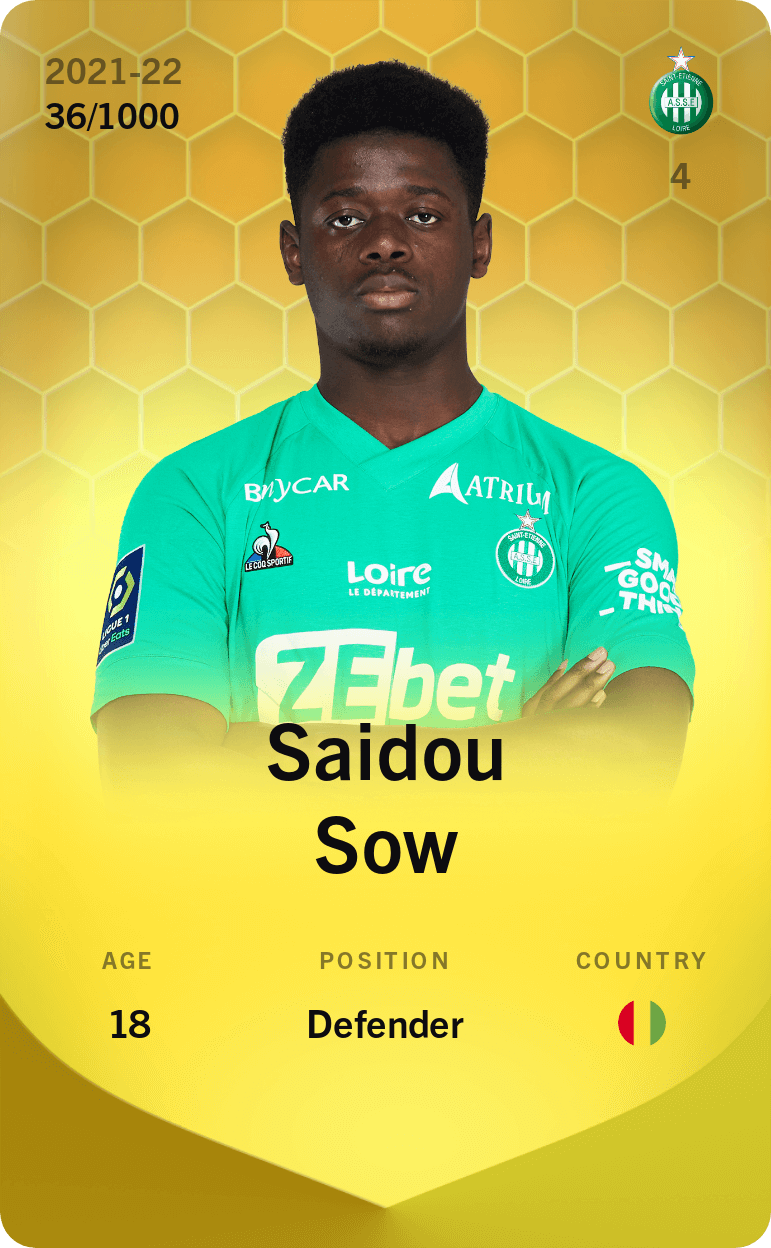 Saidou Sow 2021-22 • Limited 36/1000