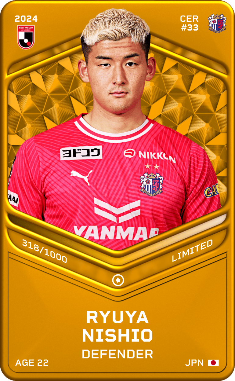 Ryuya Nishio 2024-25 • Limited 318/1000