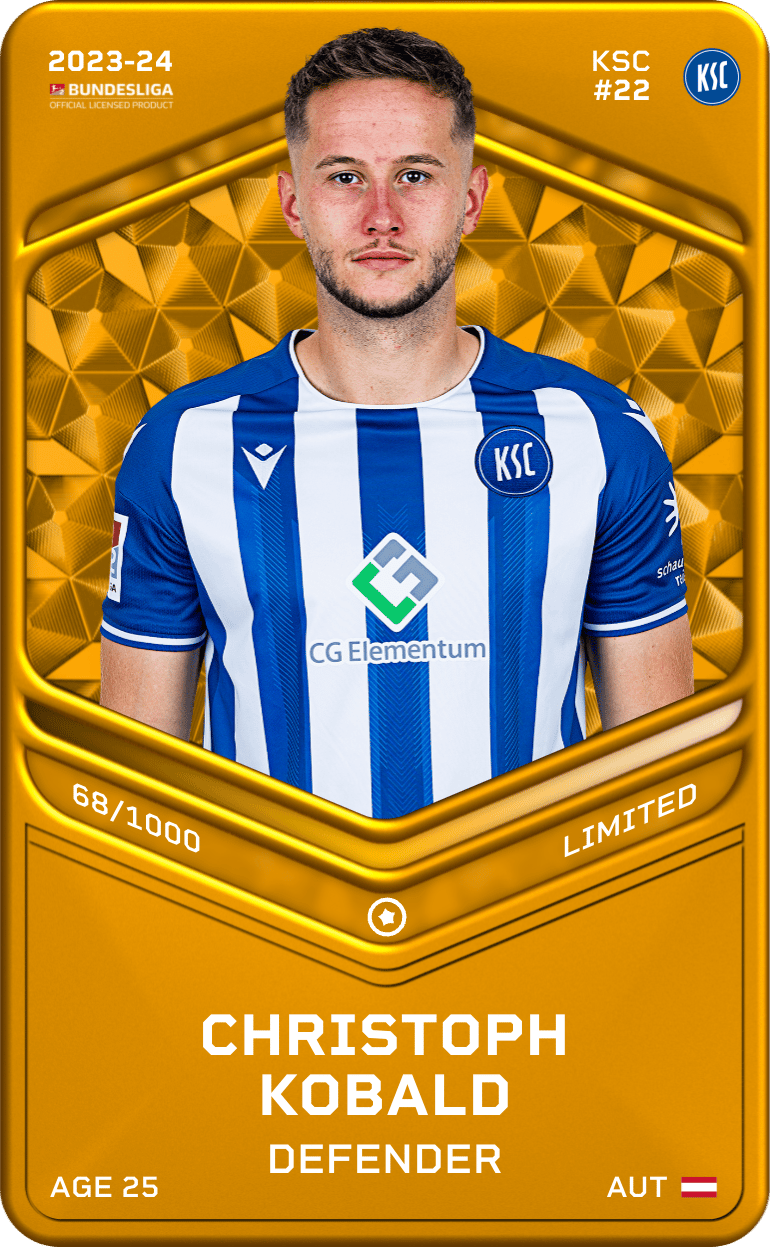 Christoph Kobald 2023-24 • Limited 68/1000
