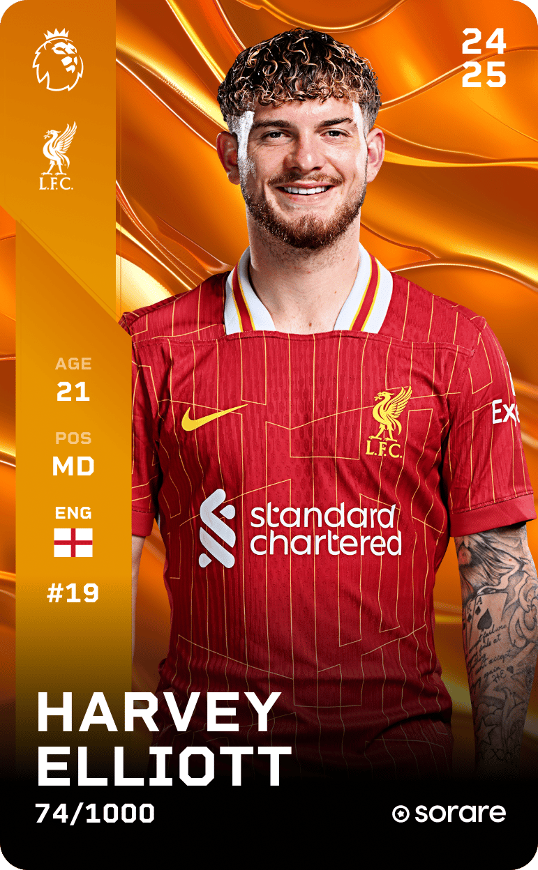 Harvey Elliott 2024-25 • Limited 74/1000