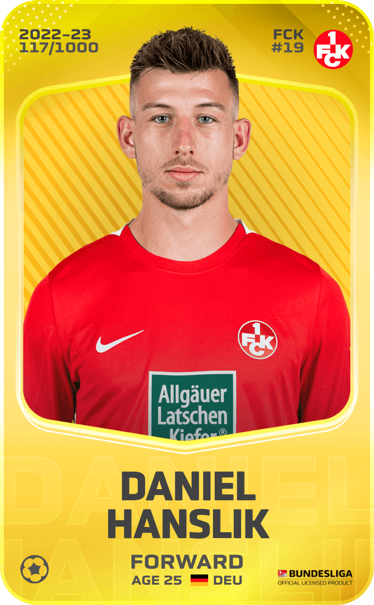 Daniel Hanslik 2022-23 • Limited 117/1000