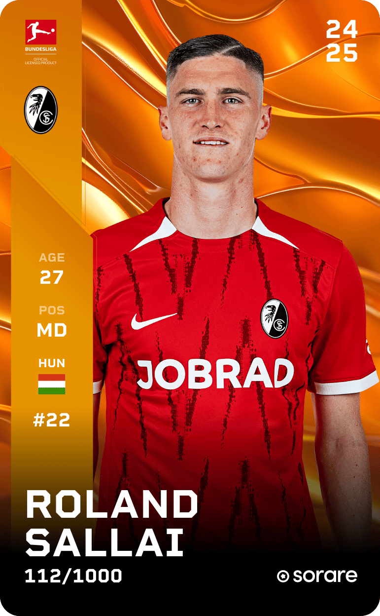 Roland Sallai 2024-25 • Limited 112/1000