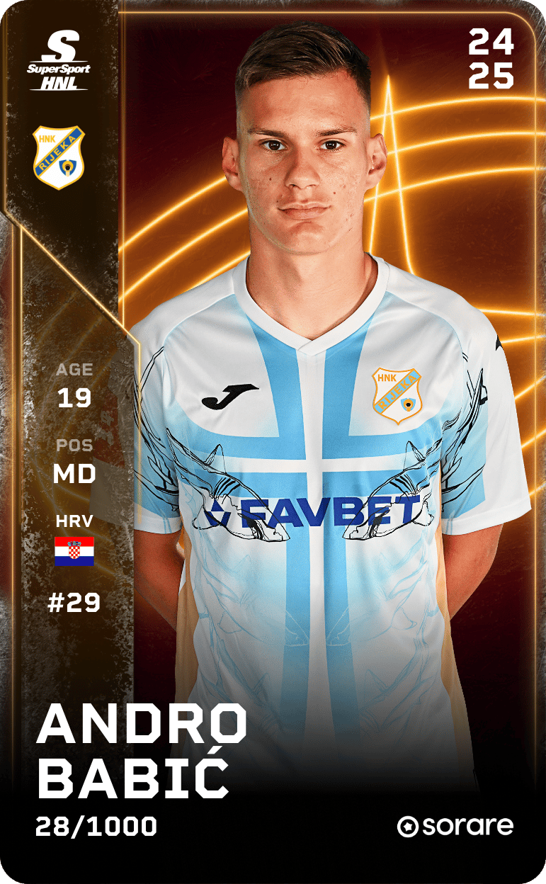 Andro Babić 2024-25 • Limited 28/1000