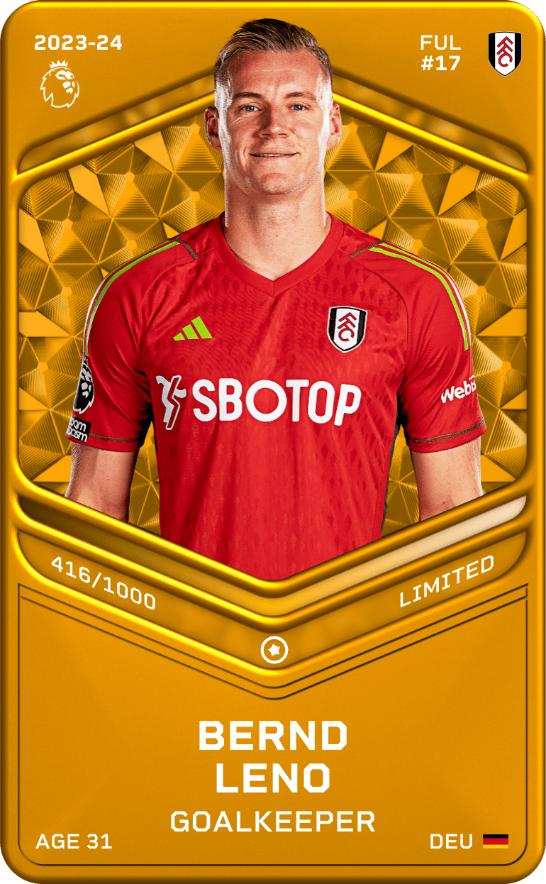 Bernd Leno 2023-24 • Limited 416/1000
