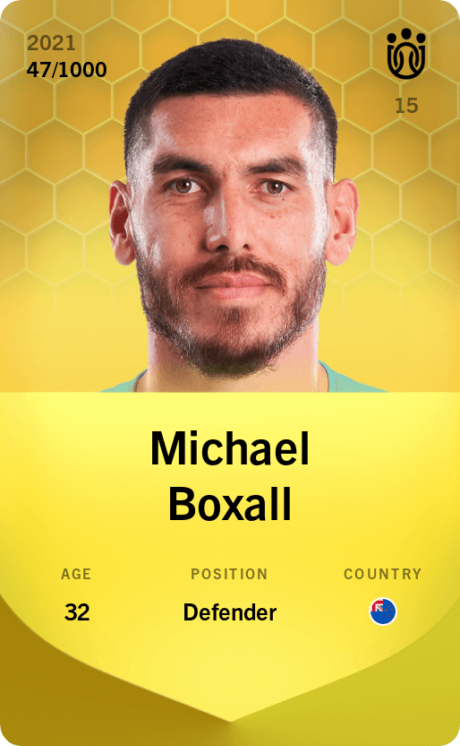 Michael Boxall 2021-22 • Limited 47/1000
