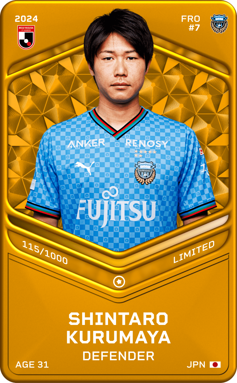 Shintaro Kurumaya 2024-25 • Limited 115/1000