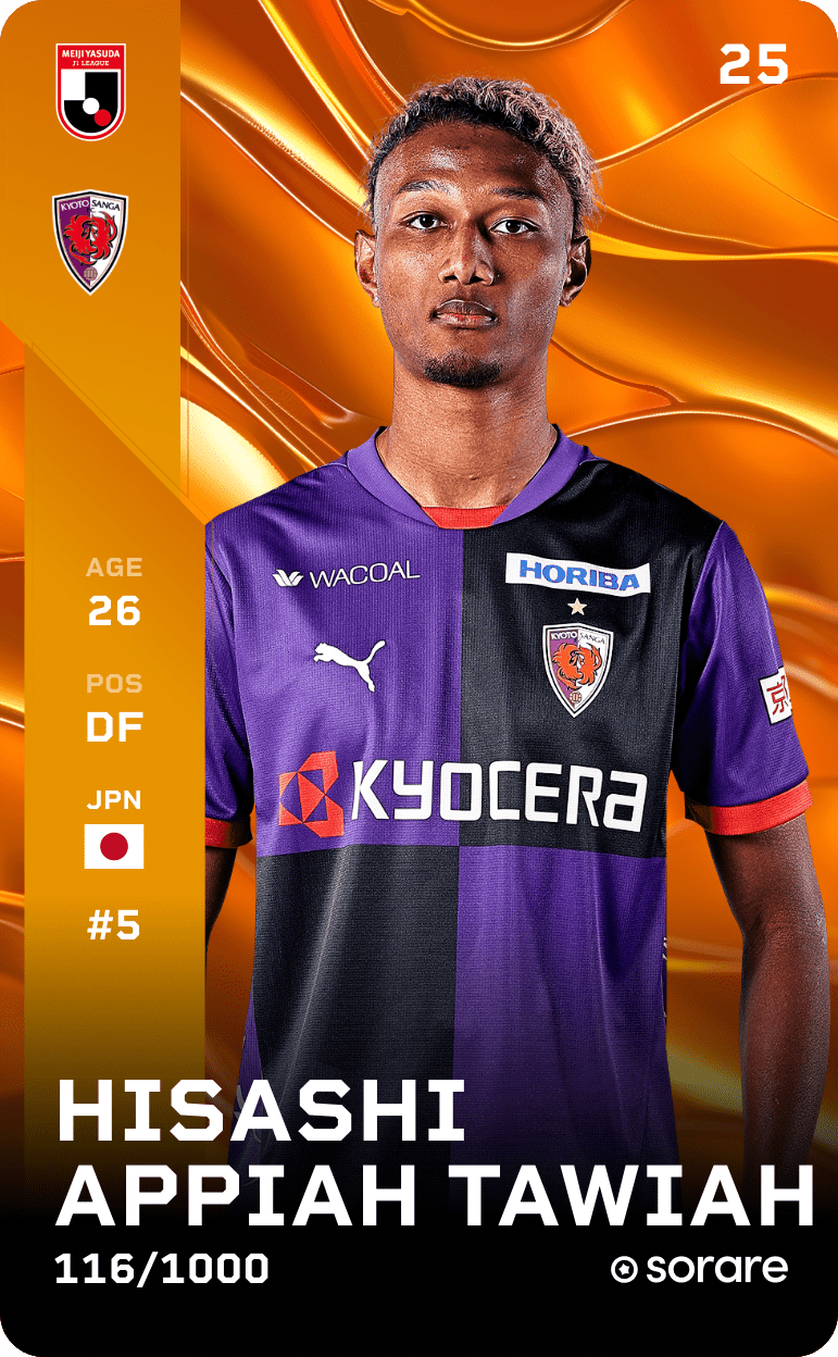 Hisashi Appiah Tawiah 2025-26 • Limited 116/1000