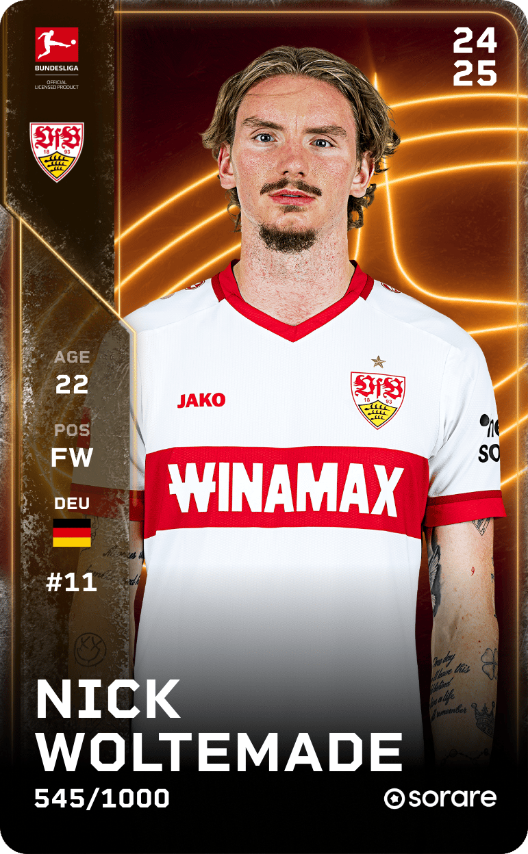 Nick Woltemade 2024-25 • Limited 545/1000