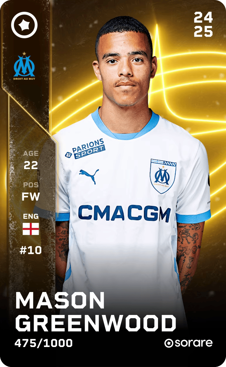 Mason Greenwood 2024-25 • Limited 475/1000