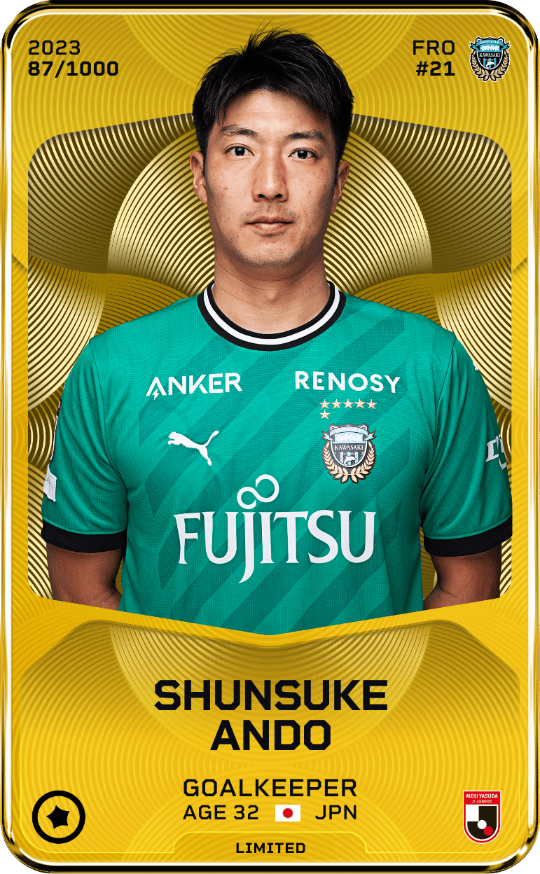 Shunsuke Ando 2023-24 • Limited 87/1000