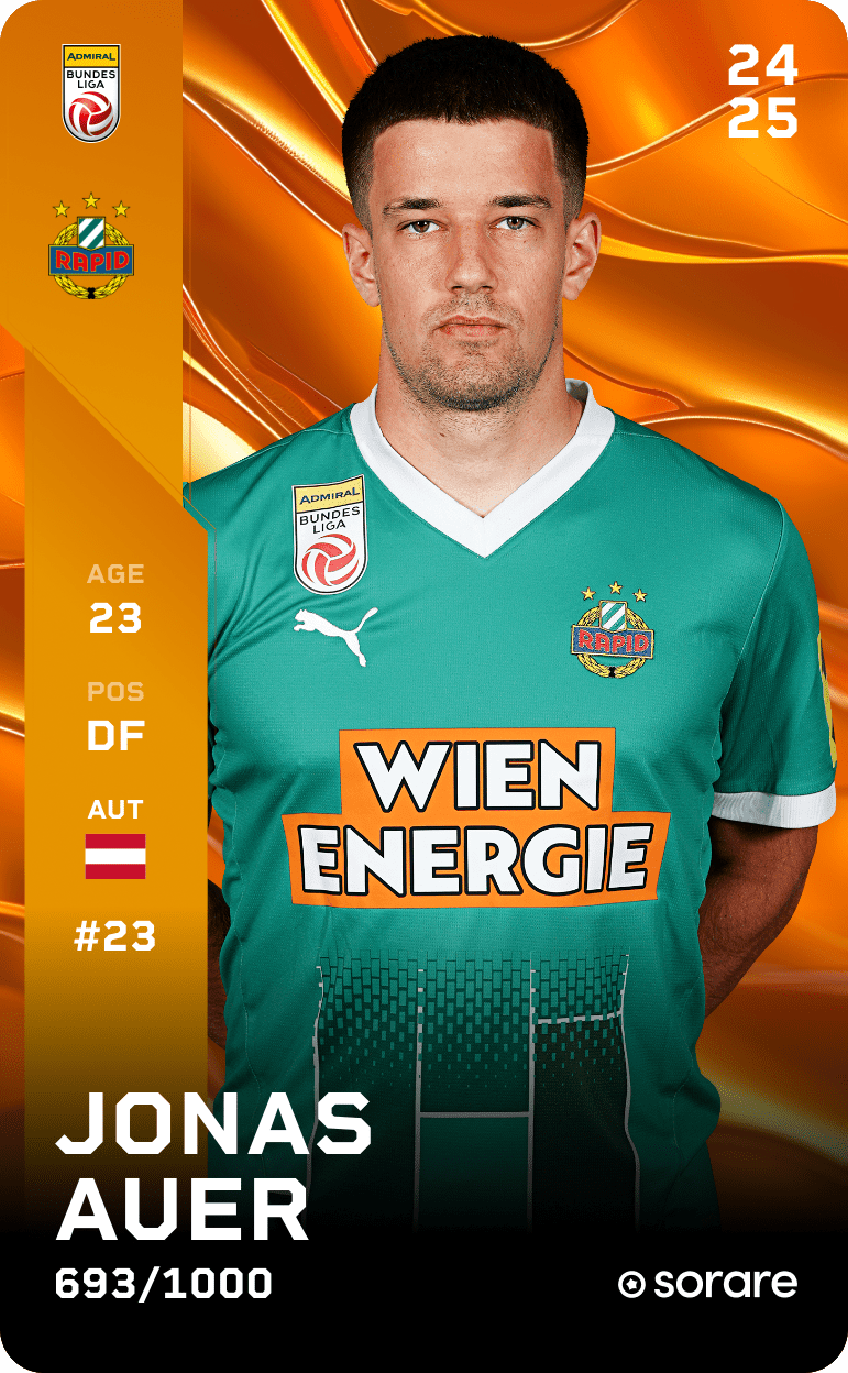 Jonas Auer 2024-25 • Limited 693/1000